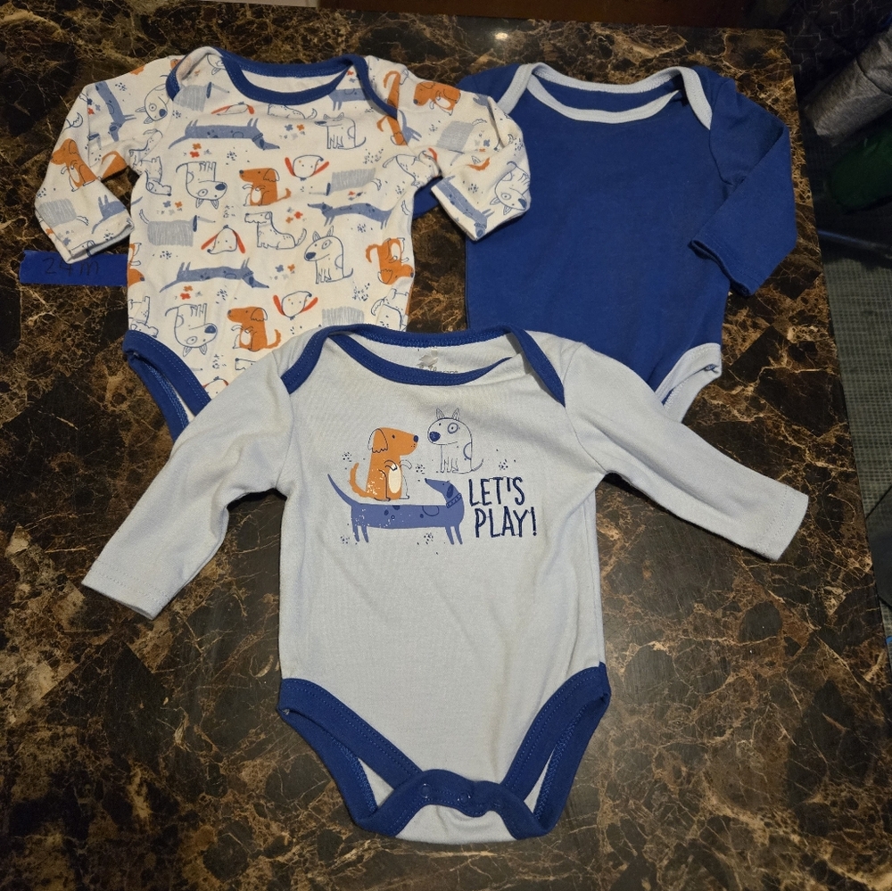 Mini Bean 3pc Bodysuit Bundle 0/3M
